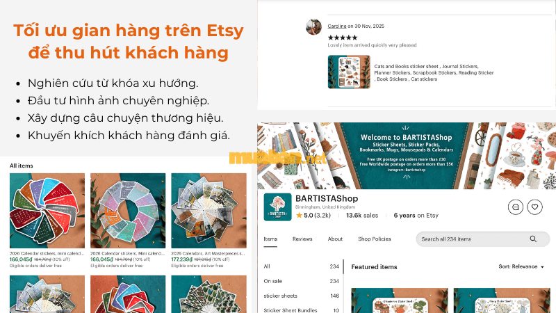 Cách bán hàng trên Etsy chi tiết cho người mới bắt đầu Gợi ý tối ưu gian hàng chuẩn SEO