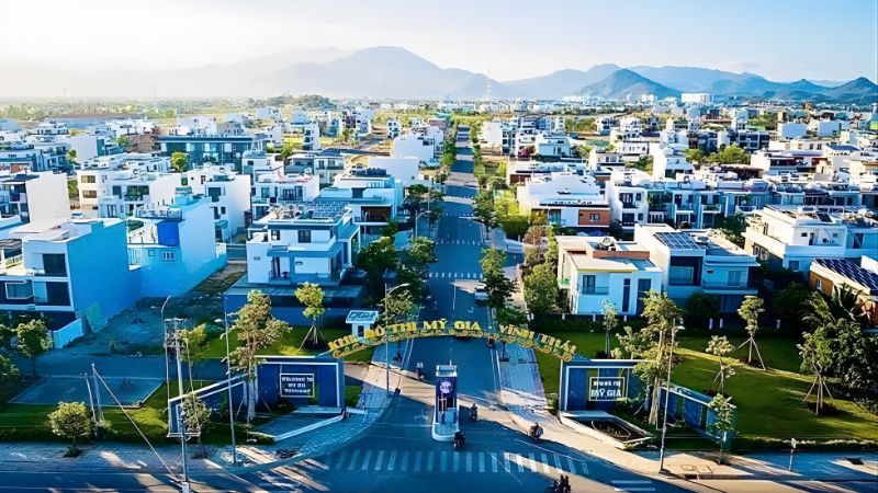 Khu đô thị Mỹ Gia: Vị trí, tiện ích, tiềm năng dự án Toàn cảnh khu đô thị Mỹ Gia nhìn từ trên cao