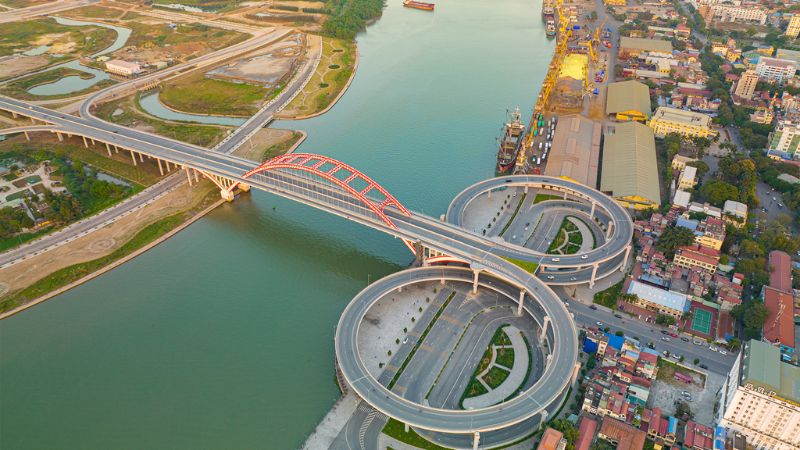 Khu đô thị Bắc Sông Cấm: Vị trí, tiện ích, tiềm năng dự án Hạ tầng của khu đô thị Bắc Sông Cấm