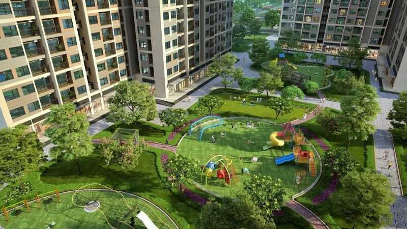 Khu đô thị Định Công: Vị trí, tiện ích, tiềm năng dự án Khu vui chơi trẻ em trong khu đô thị Định Công (Nguồn ảnh: BUILDING CARE)