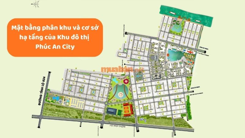 Khu đô thị Phúc An: Vị trí, tiện ích, tiềm năng dự án Mặt bằng phân khu và cơ sở hạ tầng của Khu đô thị Phúc An City