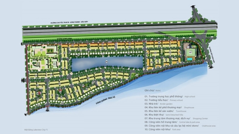 Khu đô thị Lakeview City: Vị trí, tiện ích, tiềm năng dự án Hệ thống tiện ích nội khu đồng bộ của khu đô thị Lakeview City