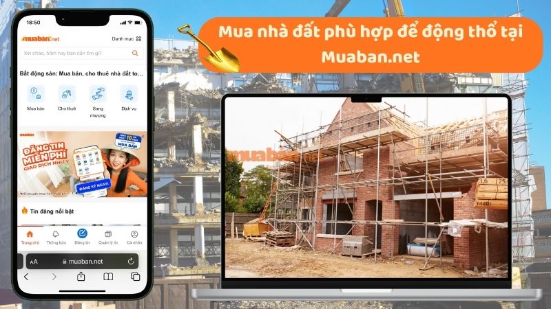 Ngày tốt động thổ tháng 5 năm 2026 khởi công thuận lợi Mua nhà đất phù hợp để động thổ tại Muaban.net