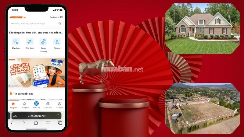 Tuổi xông đất cho gia chủ tuổi Sửu năm 2026 may mắn, tài lộc Mua bán, thuê nhà đất hợp gia chủ tuổi Sửu năm 2026 tại Muaban.net