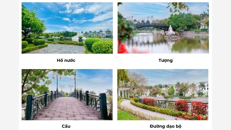 Khu đô thị Vườn Cam: Vị trí, tiện ích, tiềm năng dự án Tiện ích nội khu tại khu đô thị Vườn Cam