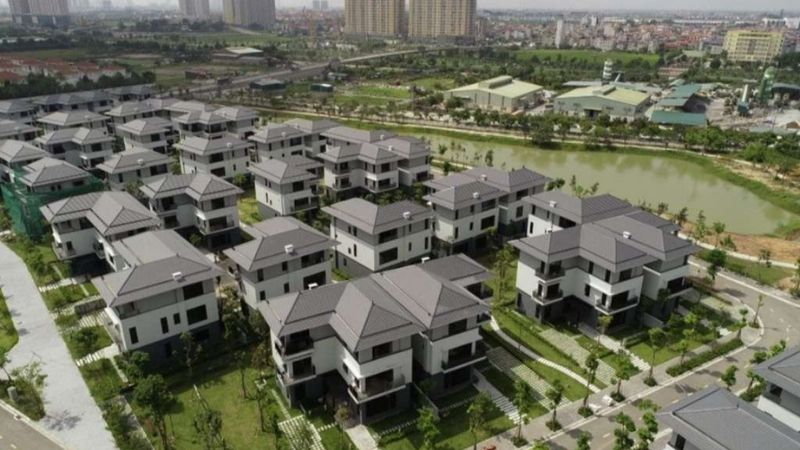 Khu đô thị Bắc An Khánh: Vị trí, tiện ích, tiềm năng dự án Biệt thự liền kề khu đô thị Bắc An Khánh có kiến trúc Pháp hiện đại (hình: bdstanlong.vn)