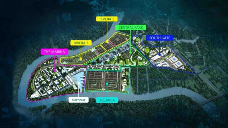 Khu đô thị Waterpoint Nam Long: Vị trí, tiện ích, tiềm năng dự án Hình ảnh tổng quan về khu đô thị Waterpoint Nam Long
