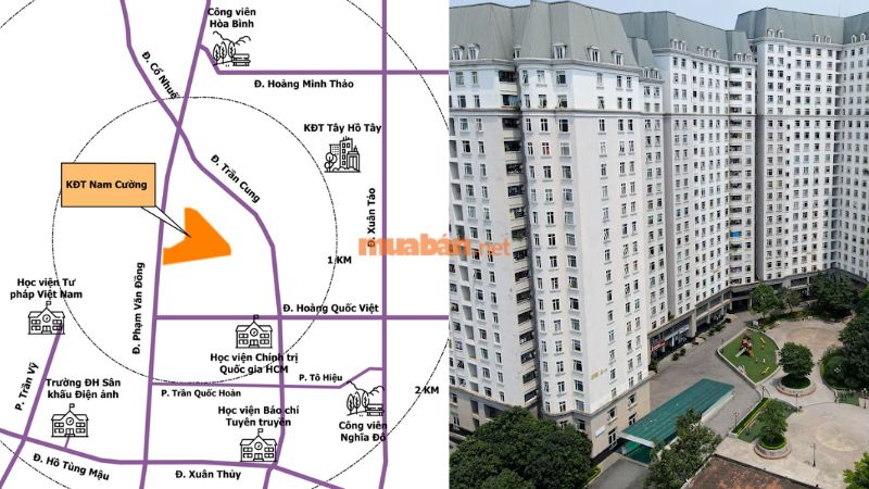 Khu đô thị Nam Cường: Vị trí, tiện ích, tiềm năng dự án Một số tiện ích ngoại khu nổi bật xung quanh Khu đô thị Nam Cường
