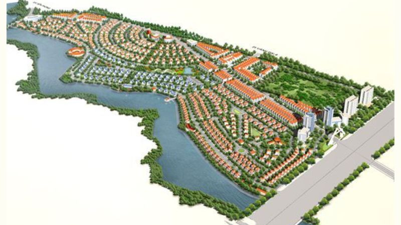Khu đô thị Hà Phong Mê Linh: Vị trí, tiện ích, tiềm năng dự án Tổng quan từ xa khu đô thị Hà Phong Mê Linh