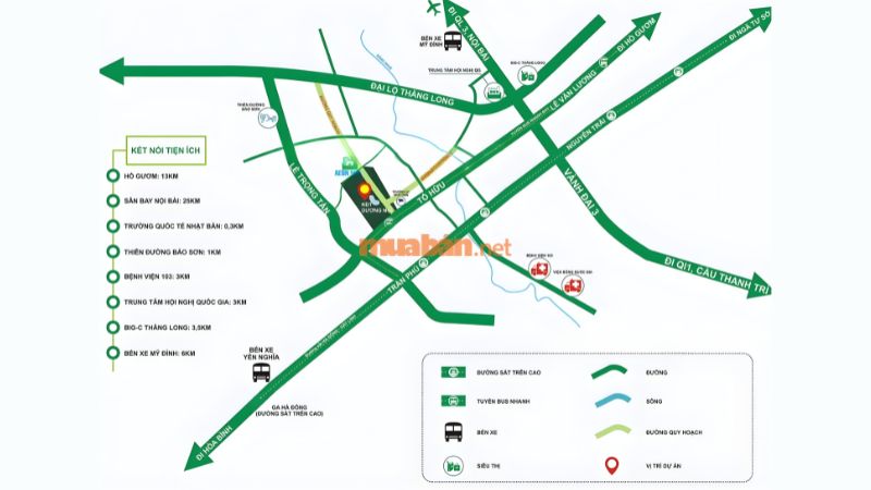 Khu đô thị Dương Nội: Vị trí, tiện ích, tiềm năng dự án Khu đô thị Dương Nội sở hữu vị trí đắc địa, dễ di chuyển đến các khu vực trọng điểm trong khu vực