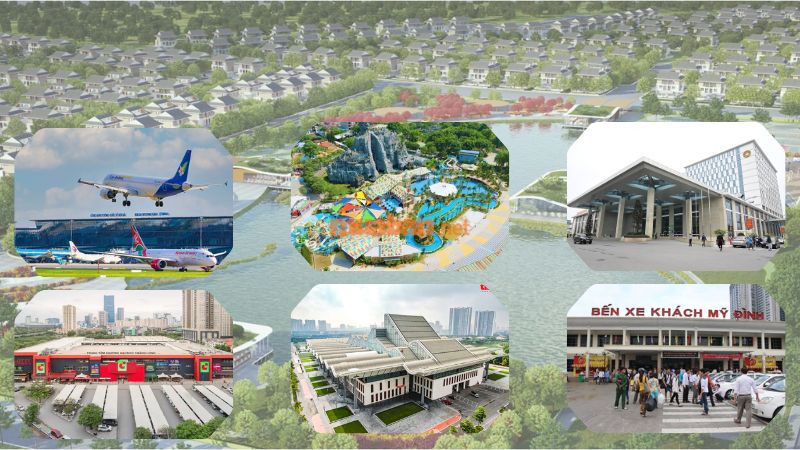 Khu đô thị Dương Nội: Vị trí, tiện ích, tiềm năng dự án Một số tiện ích ngoại khu nổi bật xung quanh Khu đô thị Dương Nội