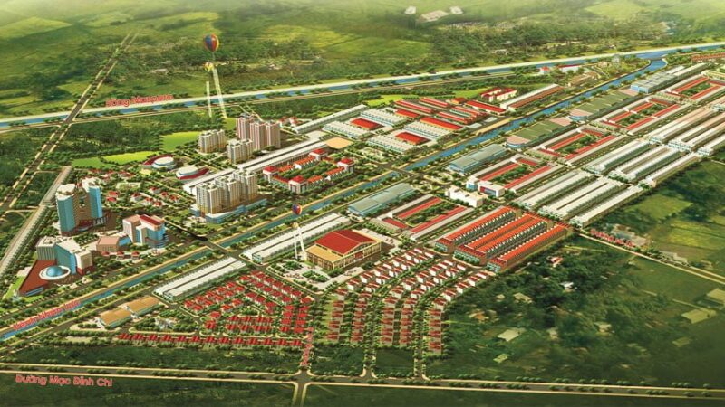 Khu đô thị 5a Sóc Trăng: Vị trí, tiện ích, tiềm năng dự án Phối cảnh 3D tổng quan khu đô thị 5a Sóc Trăng