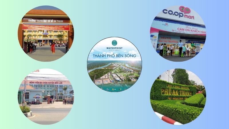 Khu đô thị Waterpoint: Vị trí, tiện ích, tiềm năng dự án Tiện ích ngoại khu đa dạng xung quanh khu đô thị Waterpoint