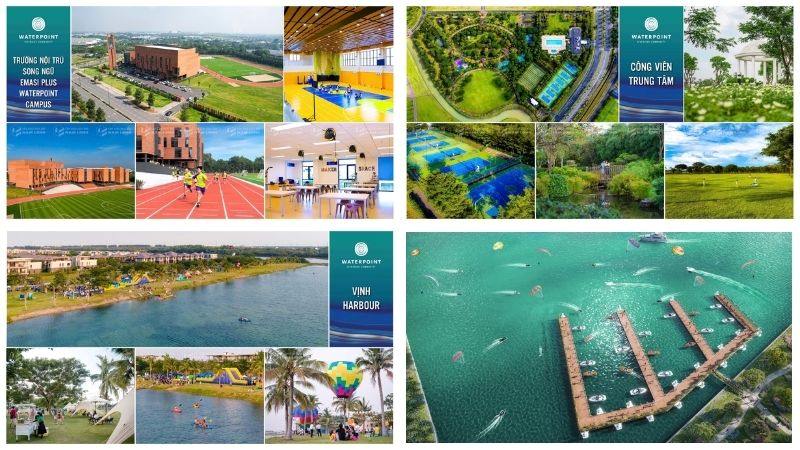 Khu đô thị Waterpoint: Vị trí, tiện ích, tiềm năng dự án Tiện ích nội khu đa dạng của khu đô thị WaterPoint