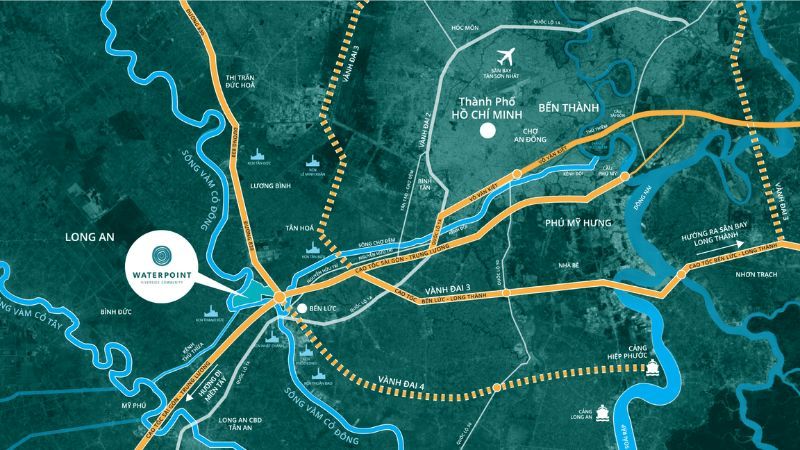 Khu đô thị Waterpoint: Vị trí, tiện ích, tiềm năng dự án Vị trí chiến lược của khu đô thị Waterpoint