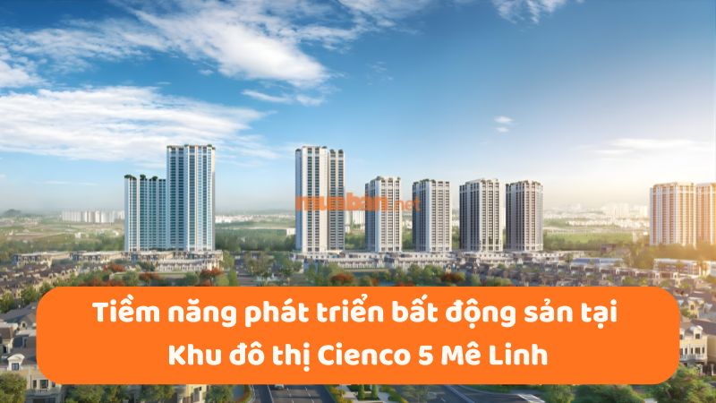 Khu đô thị Cienco 5 Mê Linh: Vị trí, tiện ích, tiềm năng dự án Tiềm năng phát triển bất động sản tại Khu đô thị Cienco 5 Mê Linh