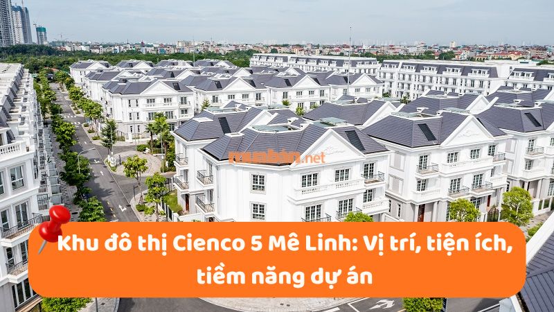 Khu đô thị Cienco 5 Mê Linh: Vị trí, tiện ích, tiềm năng dự án Khu đô thị Cienco 5 Mê Linh: Vị trí, tiện ích, tiềm năng dự án