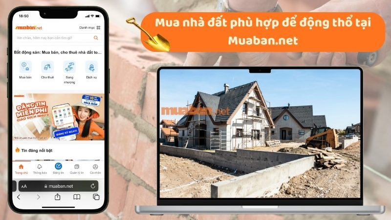 Ngày tốt động thổ tháng 4 năm 2026 chuẩn phong thủy Mua nhà đất phù hợp để động thổ tại Muaban.net