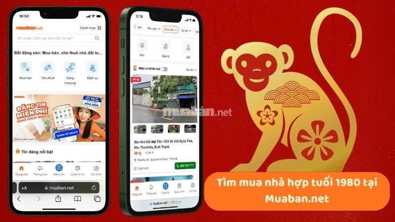 Tuổi 1980 làm nhà năm 2026: Ngày đẹp, lưu ý và cách hóa giải Tìm mua nhà hợp tuổi 1980 tại Muaban.net
