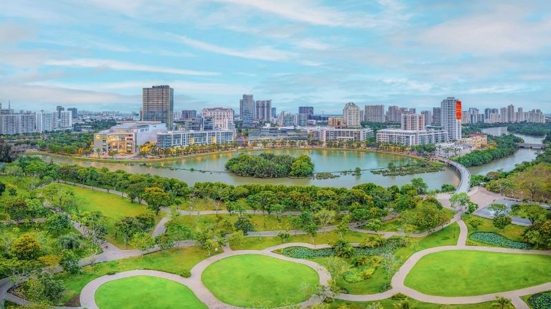 Khu đô thị Phú Mỹ Hưng: Vị trí, tiện ích, tiềm năng dự án Khu The Cresent - Hồ Bán Nguyệt với diện tích 10ha