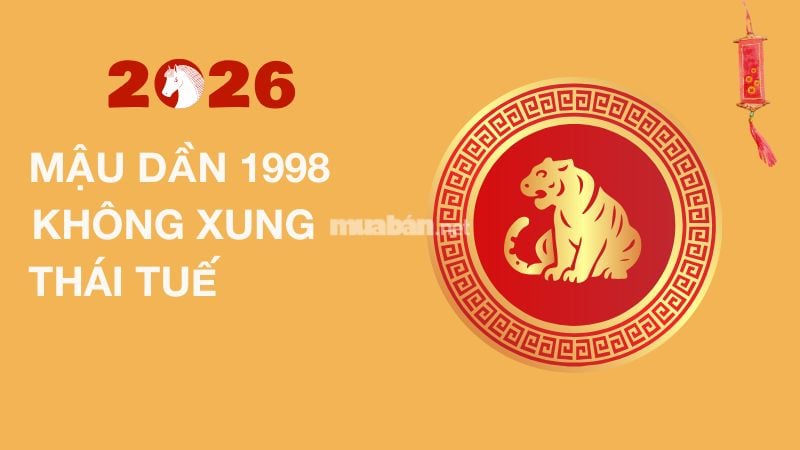 Tuổi 1998 làm nhà năm 2026: Ngày tốt và lưu ý khi xây Năm 2026, gia chủ tuổi 1998 không xung Thái Tuế