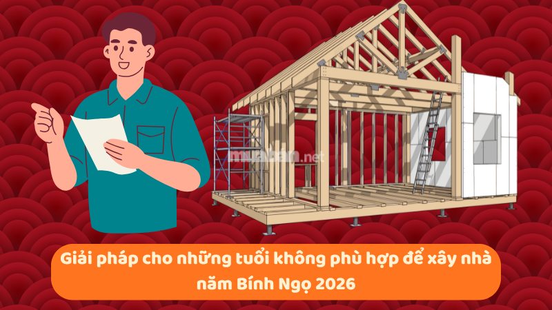 Tuổi đẹp làm nhà năm 2026 mang lại may mắn, tài lộc Giải pháp cho những tuổi không phù hợp để xây nhà năm Bính Ngọ 2026
