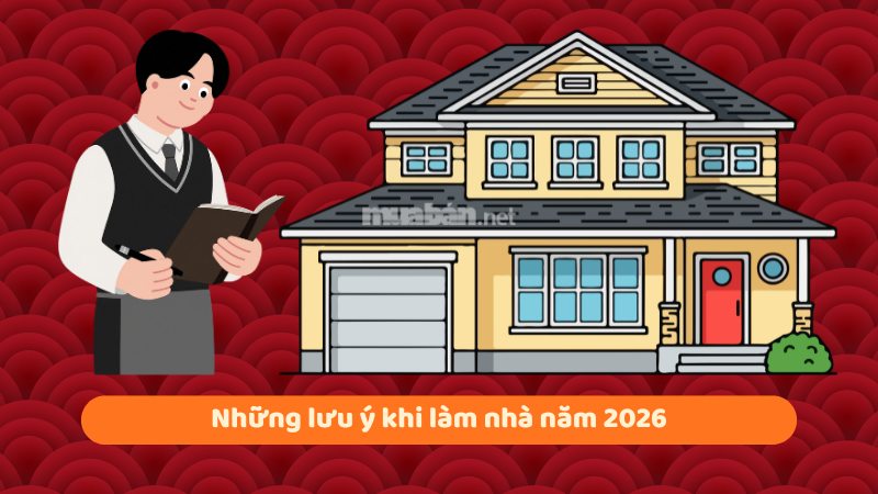 Tuổi đẹp làm nhà năm 2026 mang lại may mắn, tài lộc Những lưu ý khi làm nhà năm 2026