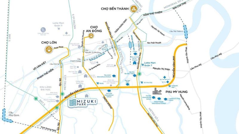 Khu đô thị Mizuki Park: Vị trí, tiện ích, tiềm năng dự án Vị trí chiến lược của khu đô thị Mizuki Park