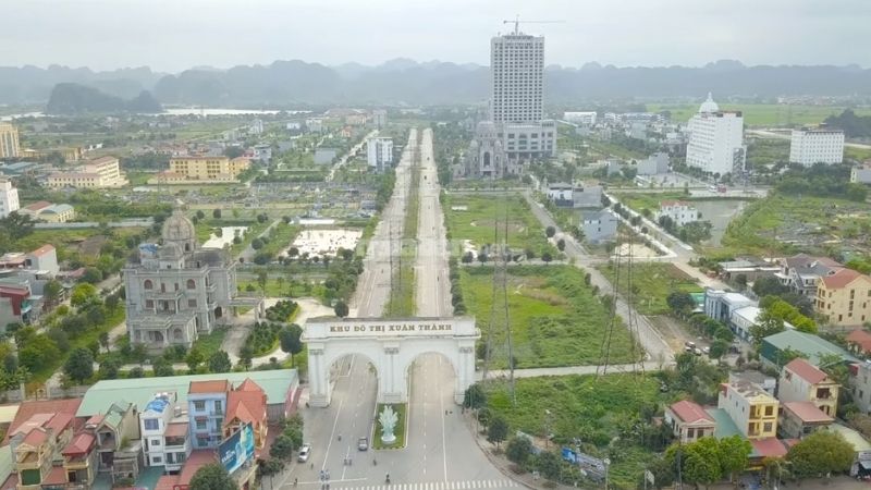 Khu đô thị Xuân Thành: Vị trí, tiện ích, tiềm năng dự án Hình ảnh tổng quan khu đô thị Xuân Thành - Ninh Bình