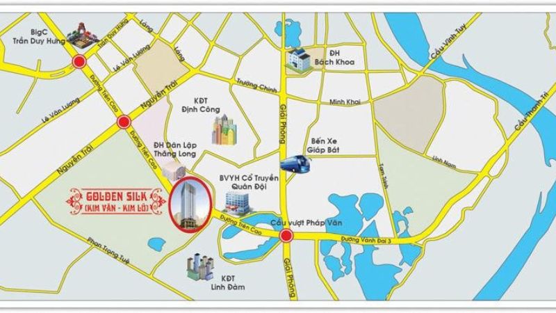 Khu đô thị Kim Văn Kim Lũ: Vị trí, tiện ích, tiềm năng dự án Vị trí chiến lược của khu đô thị Kim Văn Kim Lũ