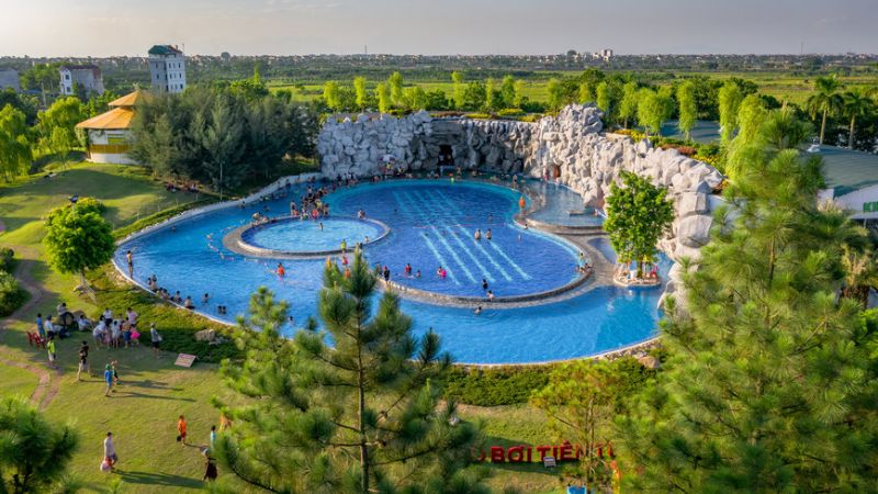 Khu đô thị sinh thái cao cấp Đan Phượng: Vị trí, tiện ích, tiềm năng dự án Hồ bơi vui chơi giải trí trong nội khu của khu đô thị sinh thái cao cấp Đan Phượng
