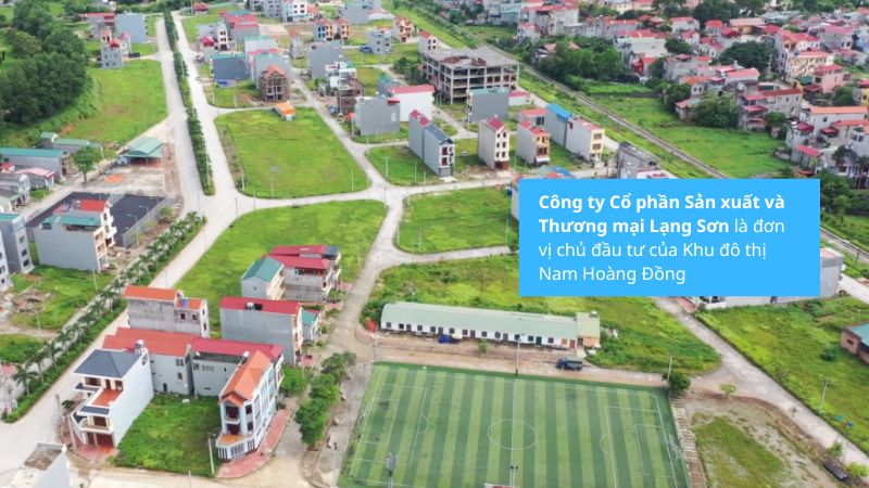Khu đô thị Nam Hoàng Đồng: Vị trí, tiện ích, tiềm năng dự án Công ty Cổ phần Sản xuất và Thương mại Lạng Sơn là đơn vị chủ đầu tư của Khu đô thị Nam Hoàng Đồng