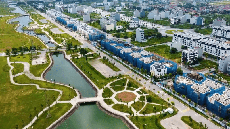 Khu đô thị phía Nam thành phố Bắc Giang: Vị trí, tiện ích, tiềm năng dự án Không gian xanh mát bên trong khu đô thị phía Nam thành phố Bắc Giang