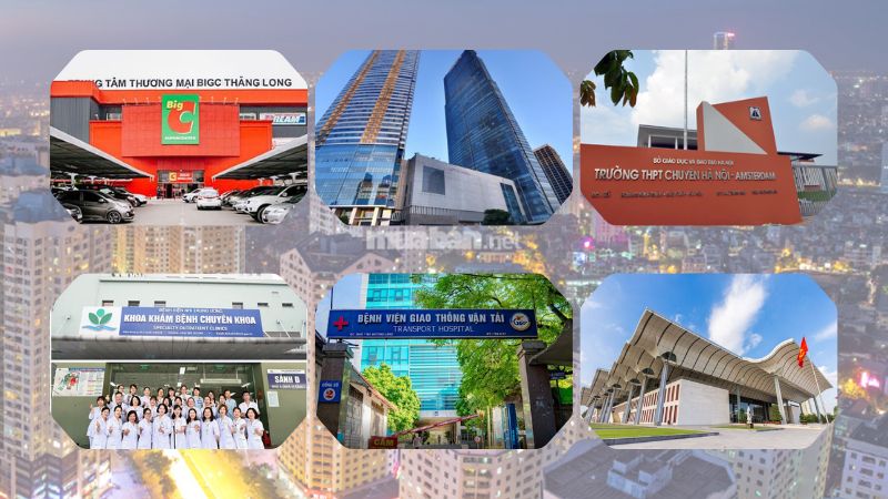 Khu đô thị Trung Hoà Nhân Chính: Vị trí, tiện ích, tiềm năng dự án Một số tiện ích ngoại khu nổi bật tại Khu đô thị Trung Hòa Nhân Chính
