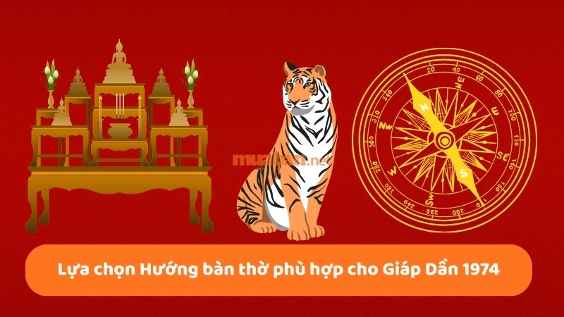 Cách chọn hướng nhà hợp phong thủy cho tuổi Giáp Dần 1974 Lựa chọn Hướng bàn thờ phù hợp cho Giáp Dần 1974
