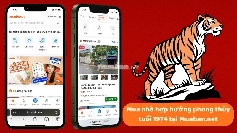 Cách chọn hướng nhà hợp phong thủy cho tuổi Giáp Dần 1974 Mua nhà hợp hướng phong thủy tuổi 1974 tại Muaban.net