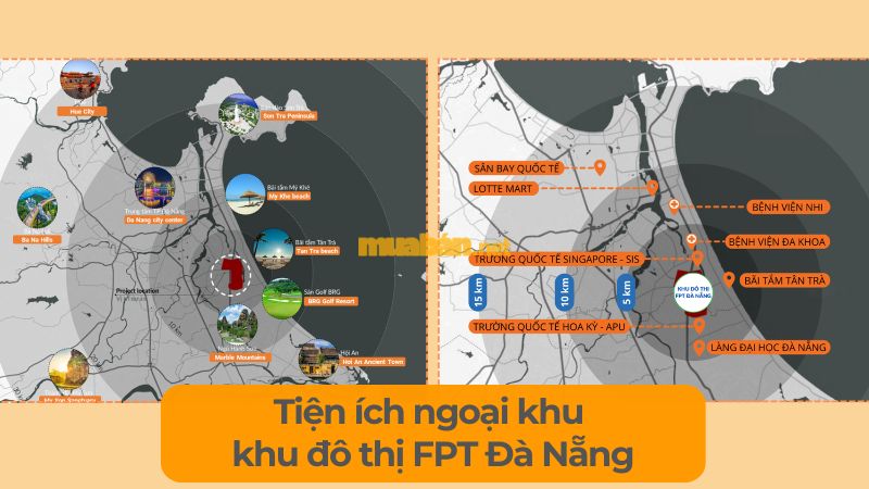 Khu đô thị FPT Đà Nẵng: Vị trí, tiện ích, tiềm năng dự án Các tiện ích bên ngoài khu đô thị FPT Đà Nẵng
