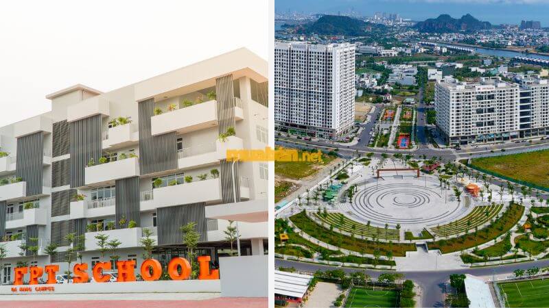 Khu đô thị FPT Đà Nẵng: Vị trí, tiện ích, tiềm năng dự án Trường học và công viên tại khu đô thị FPT Đà Nẵng