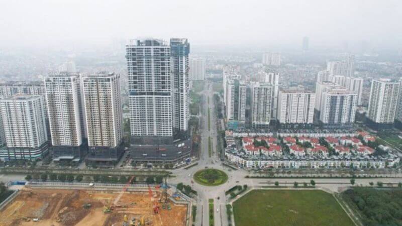 Khu đô thị Ngoại Giao Đoàn: Vị trí, tiện ích, tiềm năng dự án Toàn cảnh khu đô thị Ngoại Giao Đoàn từ xa