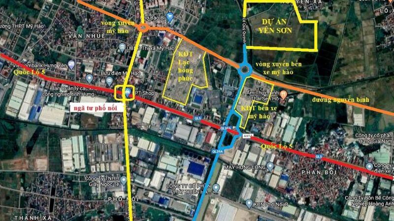 Khu đô thị Yên Sơn: Vị trí, tiện ích, tiềm năng dự án Vị trí kết nối giao thông thuận lợi của khu đô thị Yên Sơn