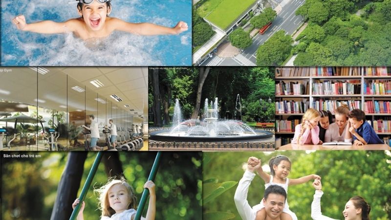 Khu đô thị Mỹ Trung: Vị trí, tiện ích, tiềm năng dự án Tiện ích nội khu khu đô thị Mỹ Trung
