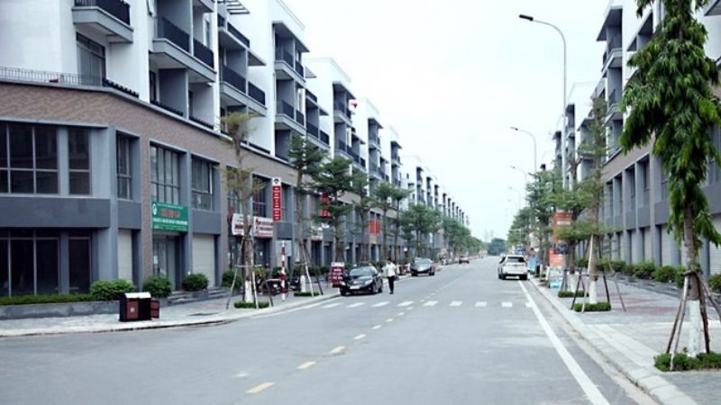 Khu đô thị Hùng Vương Phúc Yên Vĩnh Phúc: Tâm điểm an cư mới Dãy nhà liền kề thực tế tại khu đô thị Hùng Vương Phúc Yên
