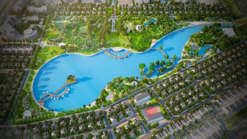Khu đô thị Đông Tăng Long Hải Dương: Quy hoạch và giá trị đầu tư hiện nay Hồ giai điệu (Melody lake) tại khu đô thị Đông Tăng Long có quy mô 7 ha mặt nước