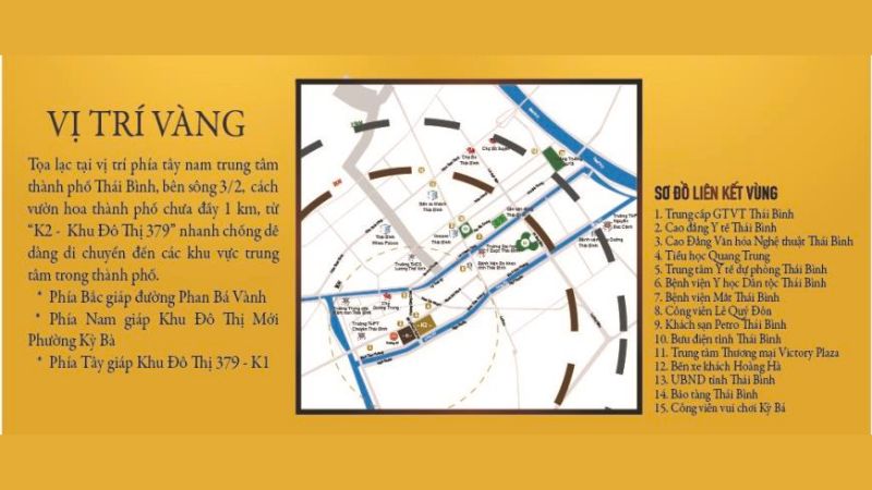 Khu đô thị 379 Thái Bình: Vị trí, tiện ích, tiềm năng dự án vị trí dự án là một trong những yếu tố quan trọng tạo nên sức hút