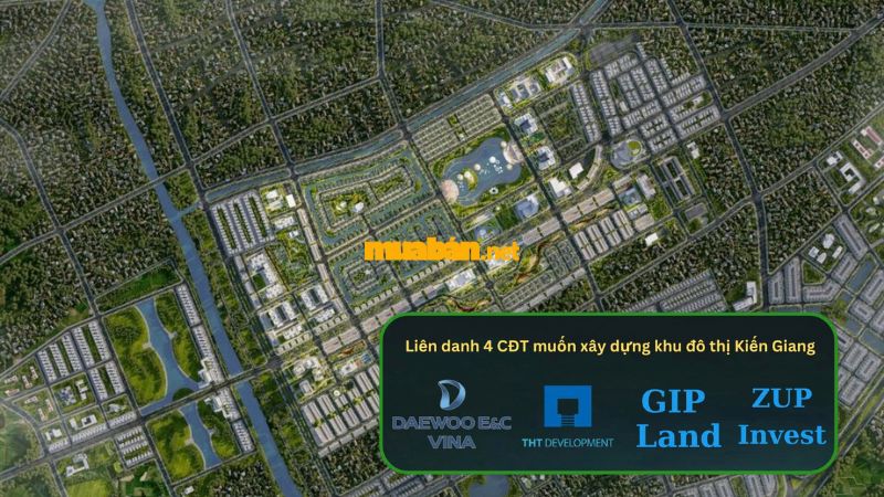 Khu đô thị Kiến Giang Thái Bình: Vị trí, tiện ích, tiềm năng dự án Liên danh 4 chủ đầu tư của khu đô thị Kiến Giang Thái Bình