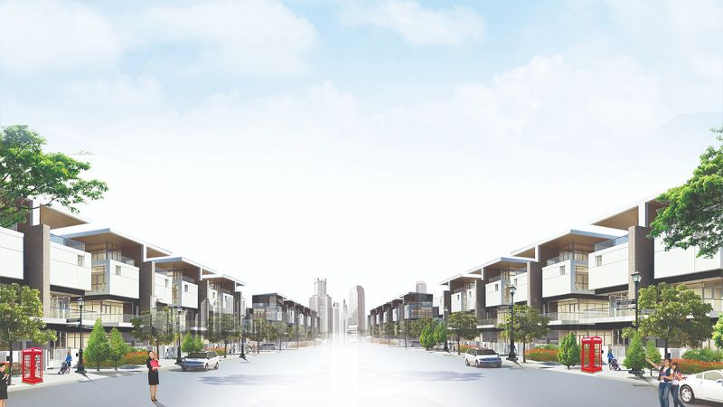 Khu đô thị số 4 Điện Nam Điện Ngọc: Vị trí, tiện ích, tiềm năng dự án Phối cảnh khu nhà phố trong dự án khu đô thị số 4 Điện Nam Điện Ngọc (Nguồn: CafeLand)
