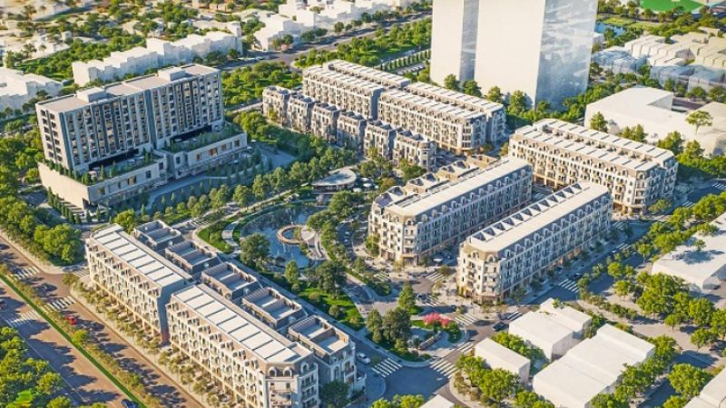 Khu đô thị Green Park: Vị trí, tiện ích, tiềm năng dự án Ảnh tổng quan toàn cảnh khu đô thị Green Park