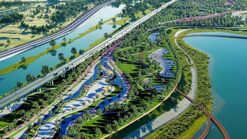 Khu đô thị Sông Hồng thủ đô: Vị trí, tiện ích, tiềm năng dự án Khuôn viên của khu đô thị Sông Hồng thủ đô