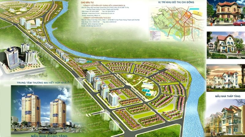 Khu đô thị Chi Đông: Toàn cảnh quy hoạch, giá bán và sức hút thị trường Chủ đầu tư dự án Khu đô thị Chi Đông là VINACONEX 9 và CEO Group