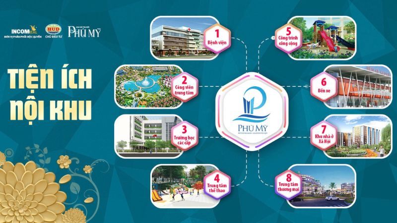 Khu đô thị Phú Mỹ Quảng Ngãi: Vị trí, tiện ích, tiềm năng dự án Hệ thống tiện ích nội khu đa dạng tại khu đô thị Phú Mỹ